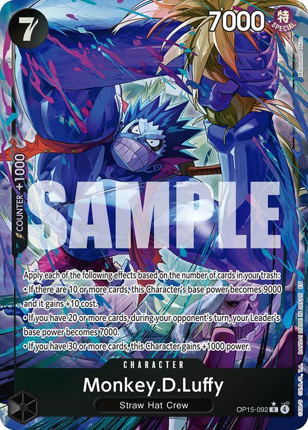 Monkey.D.Luffy (OP15-092) (Alternate Art) card image