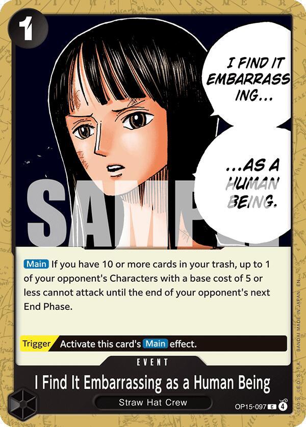 I Find It Embarrassing as a Human Being card image