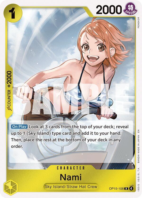 Nami (OP15-108) card image