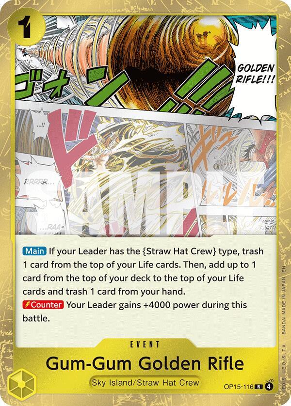 Gum-Gum Golden Rifle card image