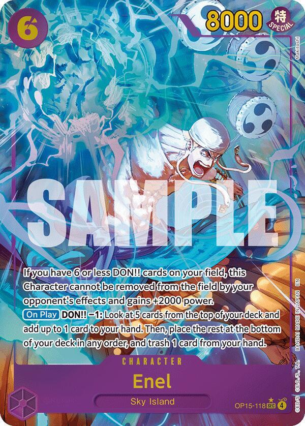 Enel (OP15-118) (Alternate Art) card image