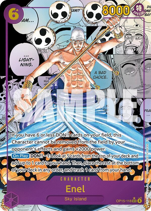 Enel (OP15-118) (Manga) card image