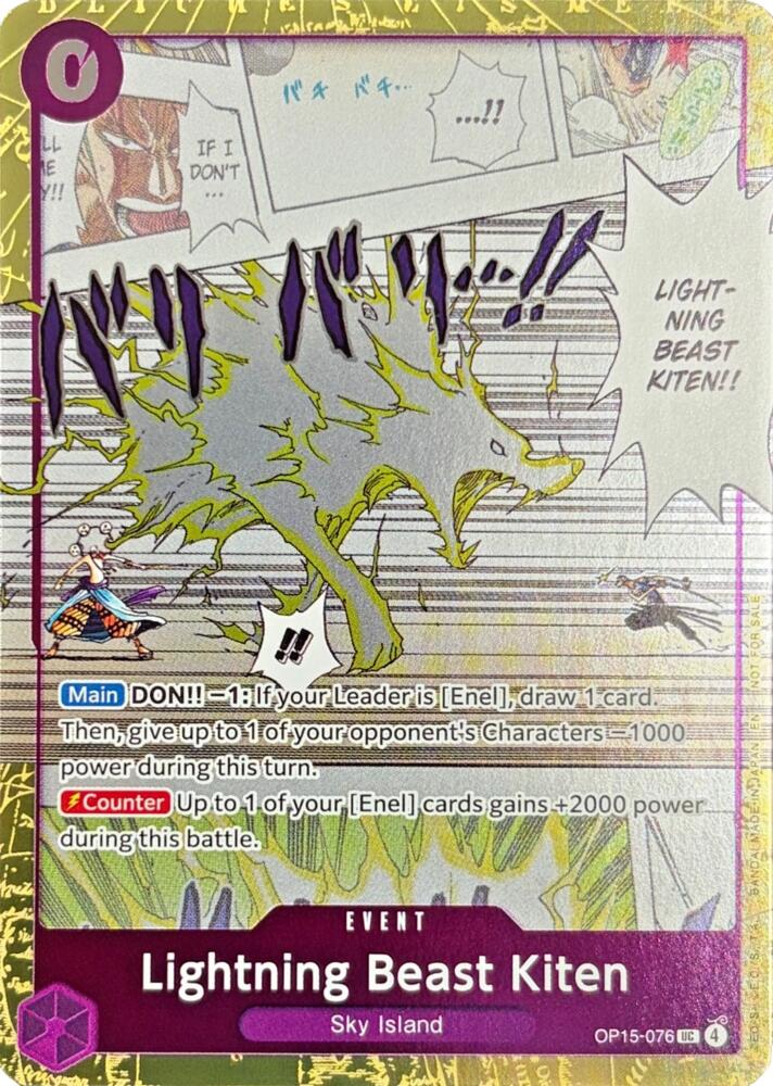 Lightning Beast Kiten (Dash Pack) card image