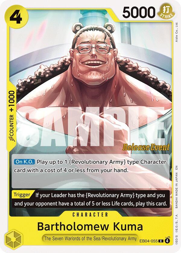 Bartholomew Kuma (EB04-055) card image
