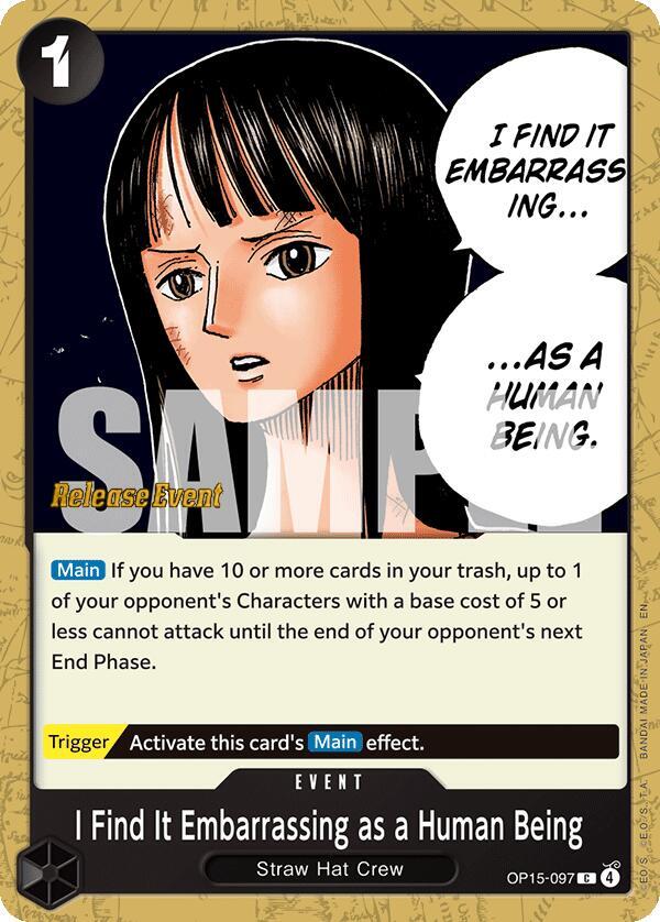 I Find It Embarrassing as a Human Being card image