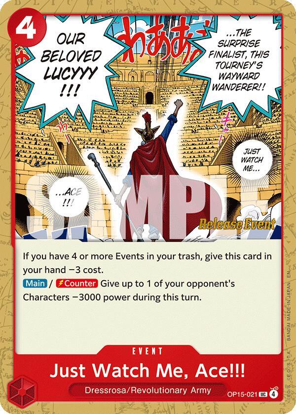 Just Watch Me, Ace!!! card image