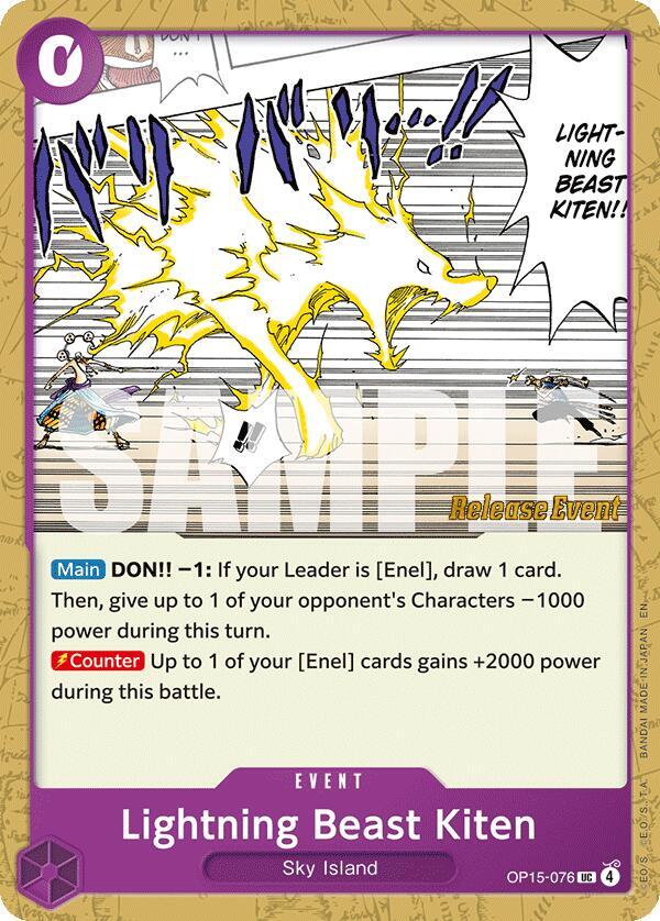 Lightning Beast Kiten card image