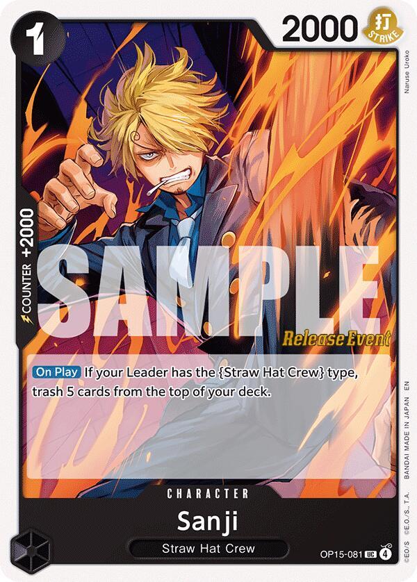 Sanji (OP15-081) card image