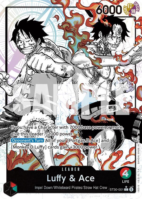 Luffy & Ace (Parallel) card image