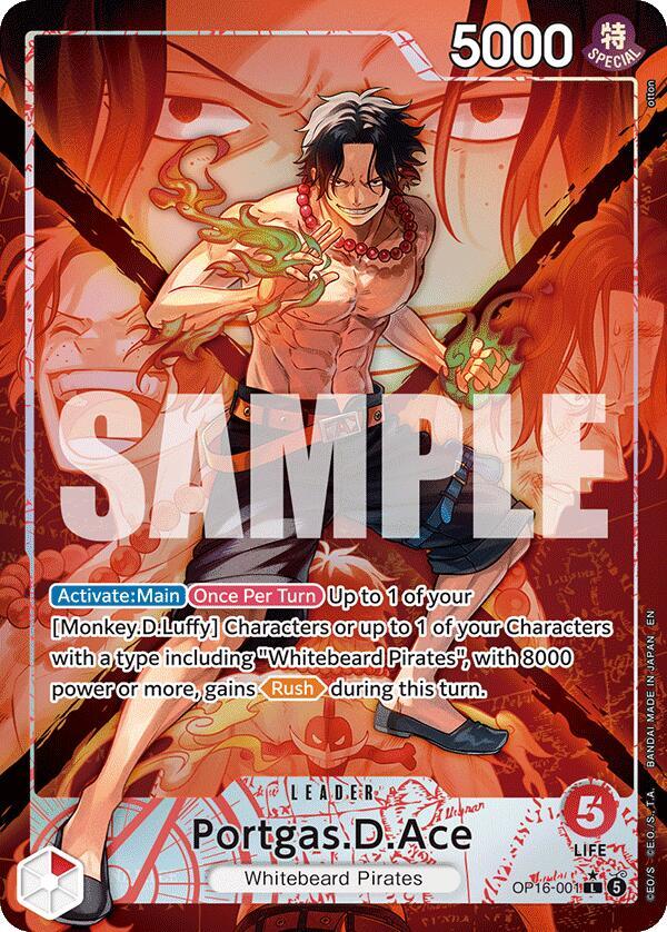 Portgas.D.Ace (001) (Alternate Art) card image