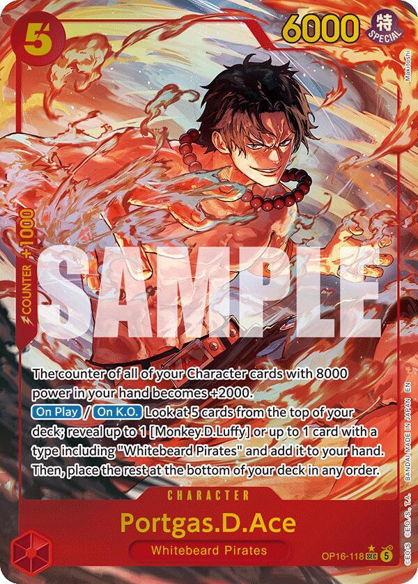 Portgas.D.Ace (118) (Alternate Art) card image