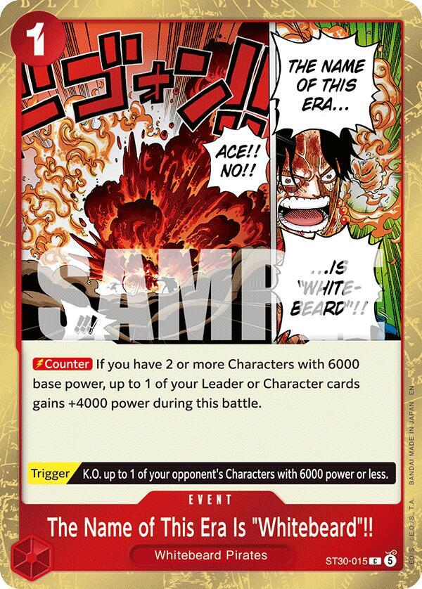 The Name of This Era Is "Whitebeard"!! card image