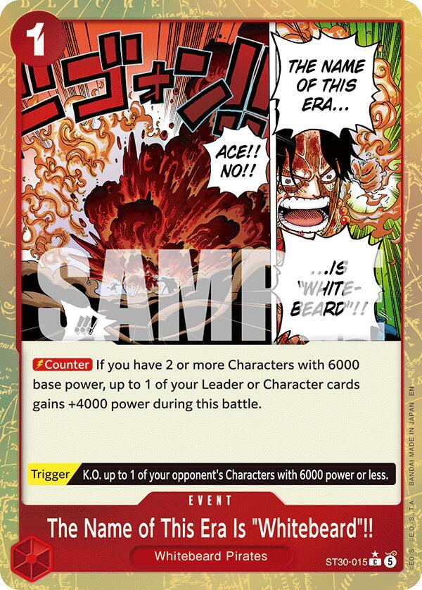 The Name of This Era Is "Whitebeard"!! (Parallel) card image