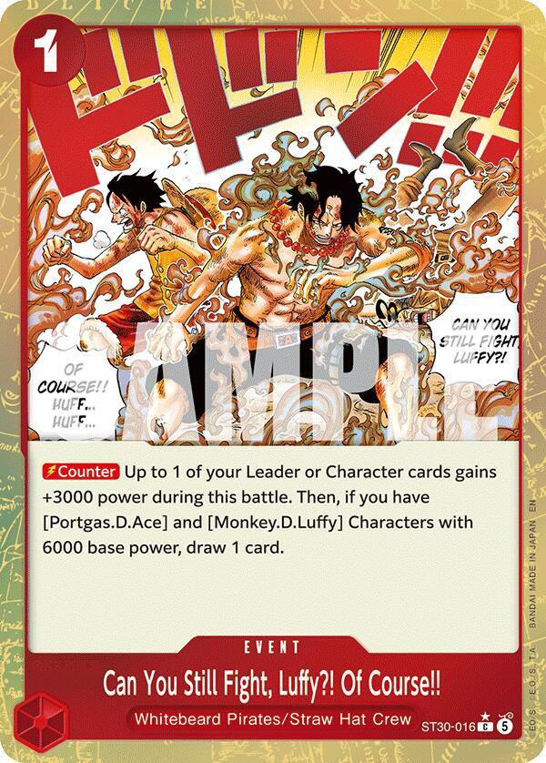 Can You Still Fight, Luffy?! Of Course!! (Parallel) card image