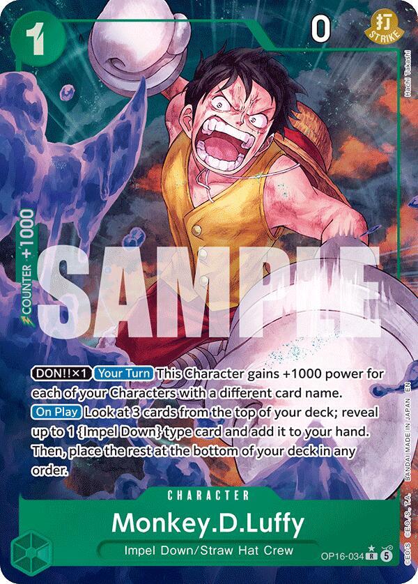Monkey.D.Luffy (034) (Alternate Art) card image