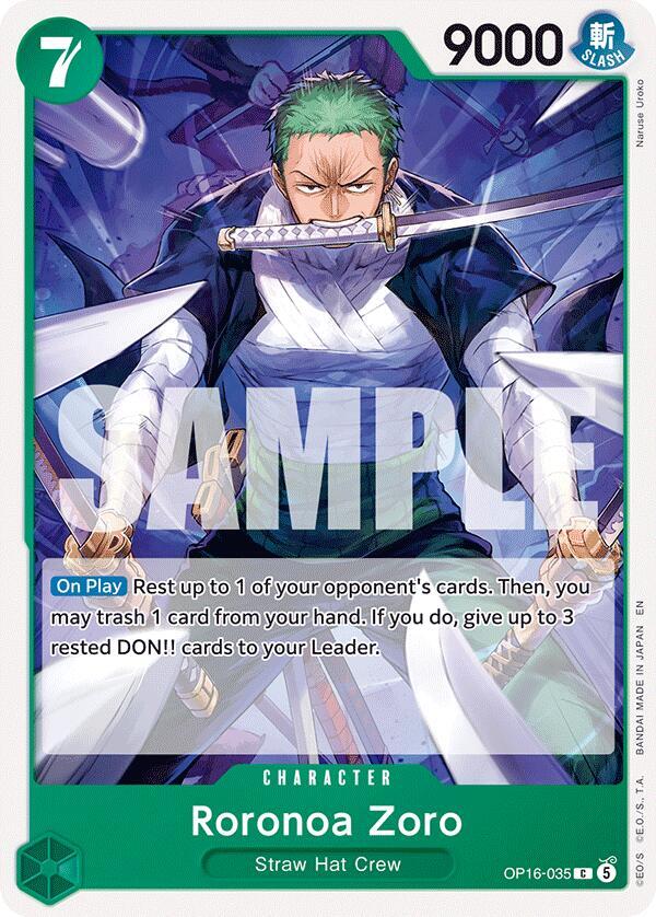 Roronoa Zoro (035) card image