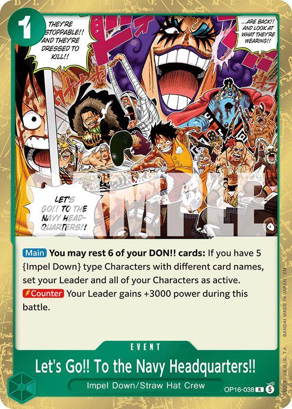 Let's Go!! To the Navy Headquarters.. card image