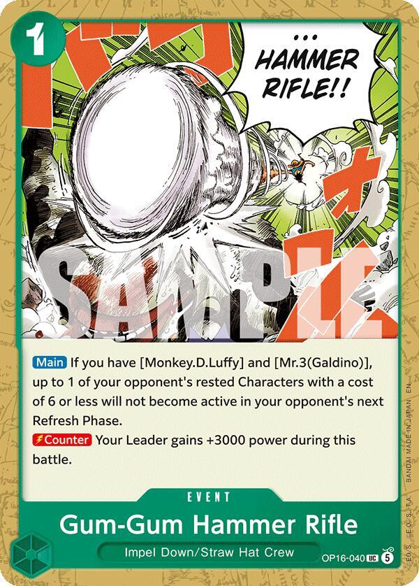 Gum-Gum Hammer Rifle card image