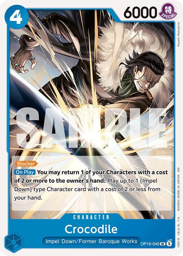 Crocodile card image
