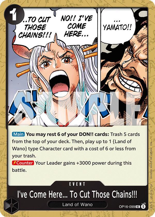 I've Come Here... To Cut Those Chains!!! card image