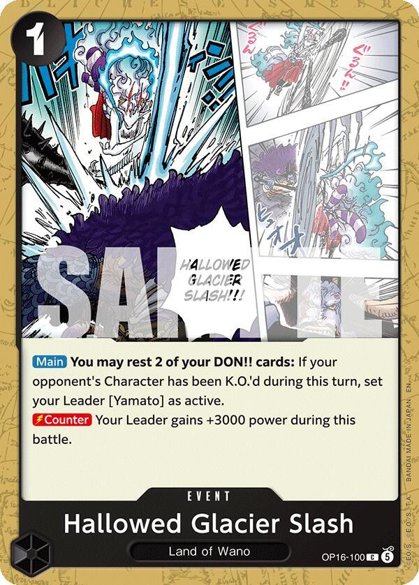 Hallowed Glacier Slash card image