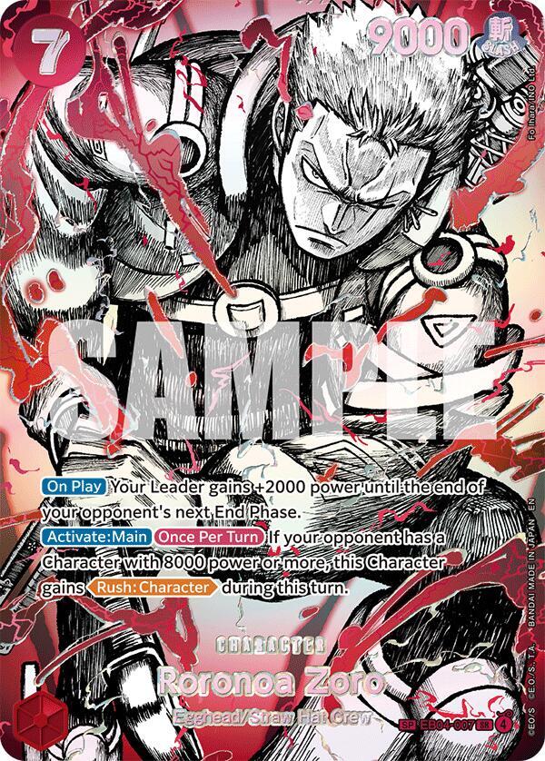 Roronoa Zoro (EB04-007) (SP) card image