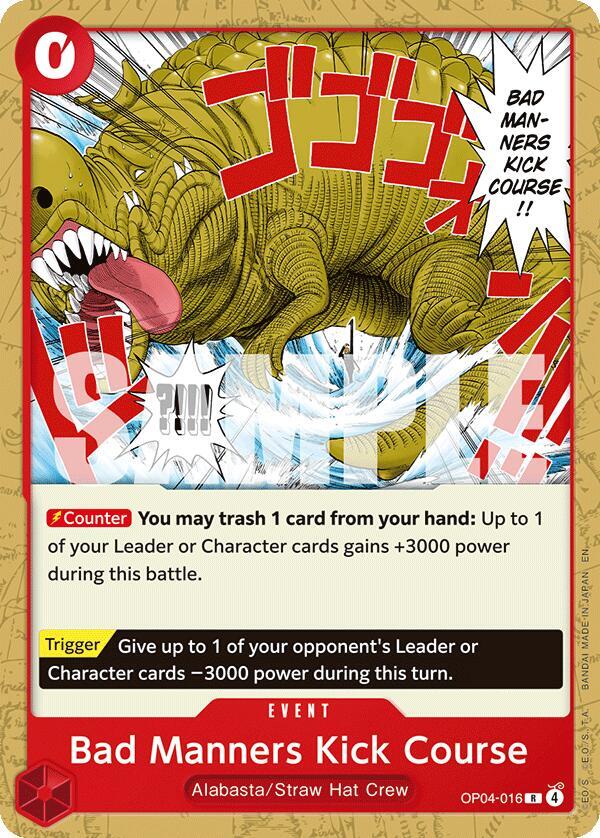 Bad Manners Kick Course card image