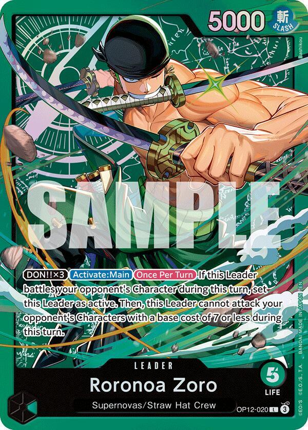 Roronoa Zoro (OP12-020) card image