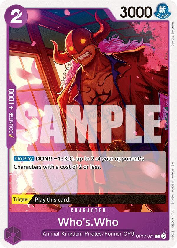 Who's.Who card image