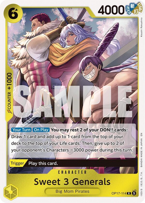 Sweet 3 Generals card image