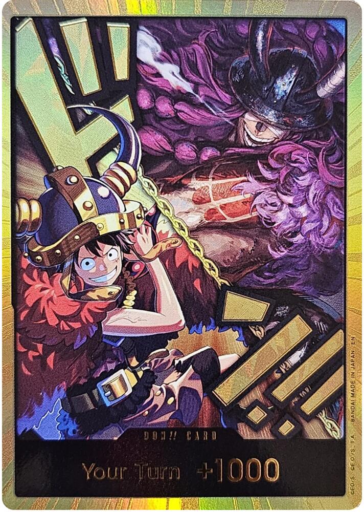 DON!! Card (Alternate Art) (Luffy and Loki) (Gold) card image