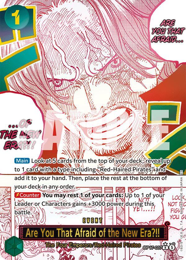 Are You That Afraid of the New Era?! (Alternate Art) card image