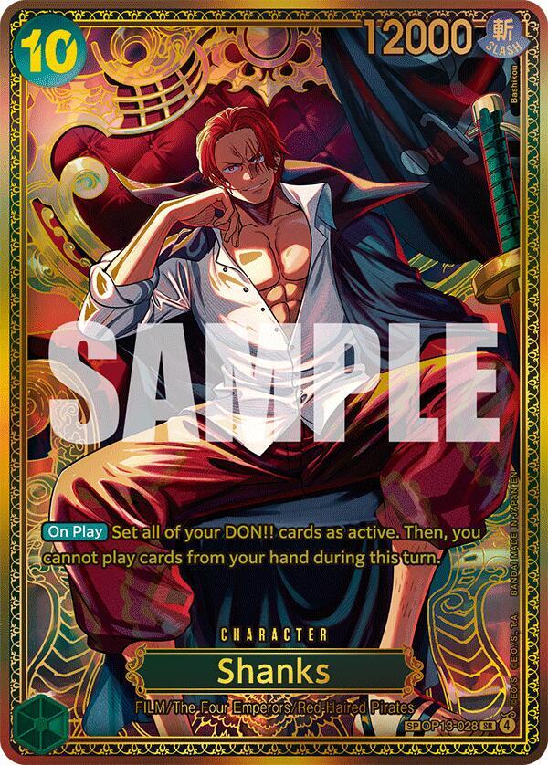 Shanks (OP13-028) (SP) card image