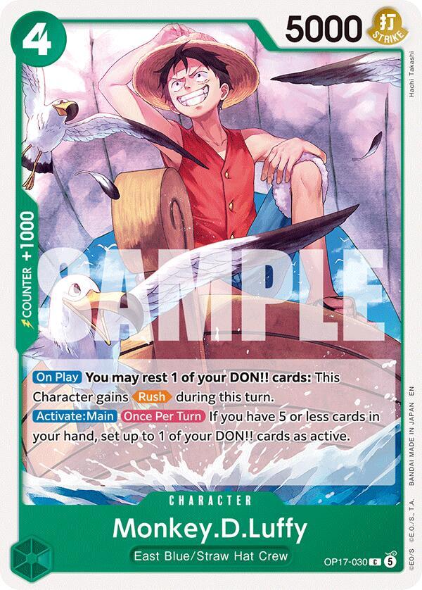 Monkey.D.Luffy (030) card image