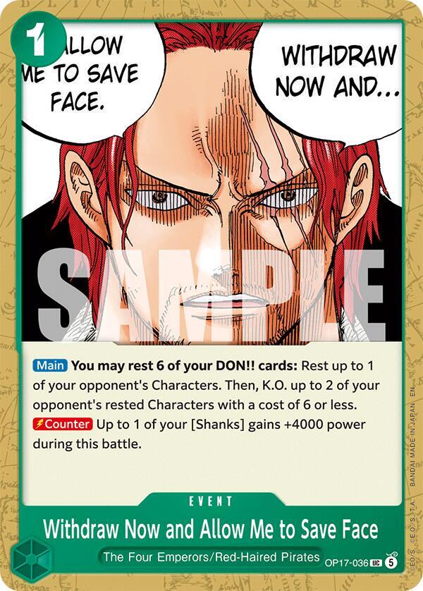 Withdraw Now and Allow Me to Save Face card image