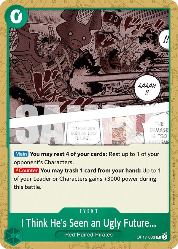 I Think He's Seen an Ugly Future... card image
