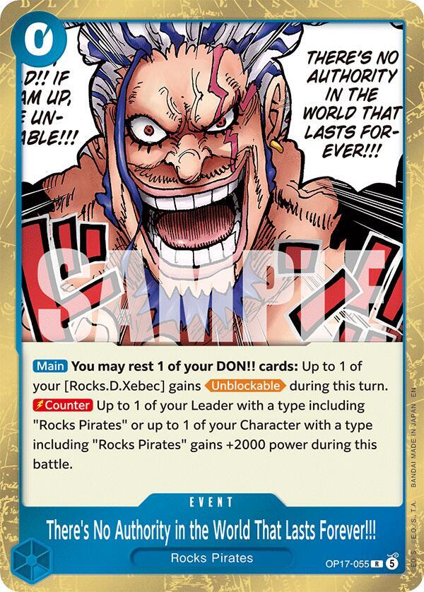 There's No Authority in the World That Lasts Forever!!! card image