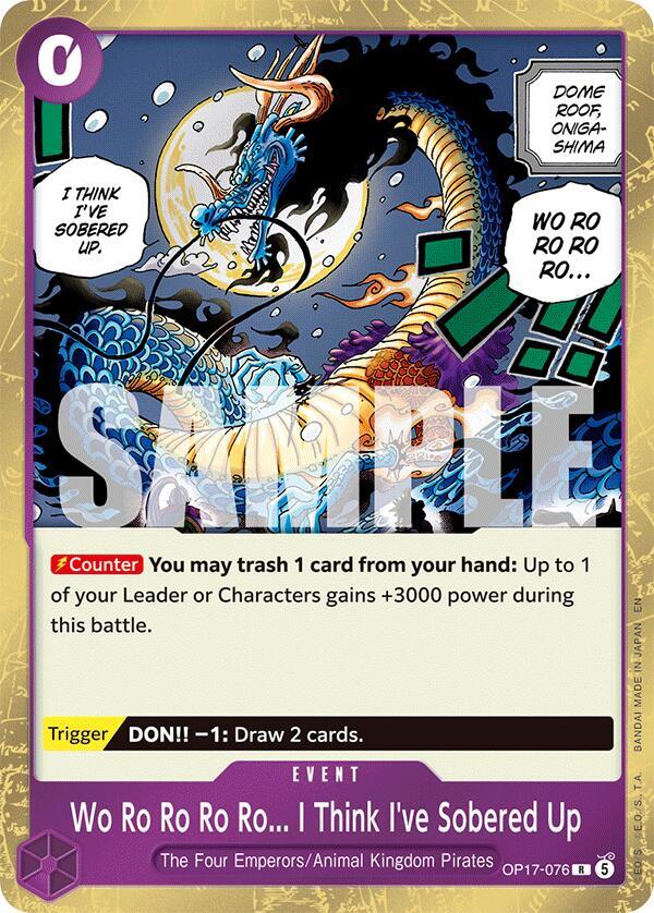 Wo Ro Ro Ro Ro... I Think I've Sobered Up card image