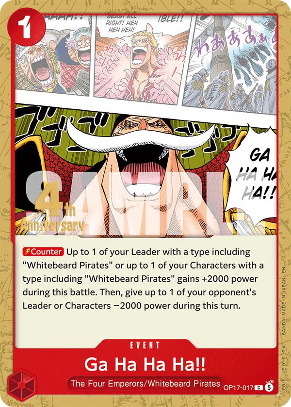 Ga Ha Ha Ha!! card image