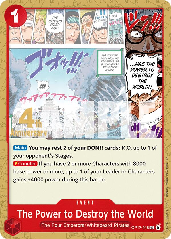 The Power to Destroy the World card image