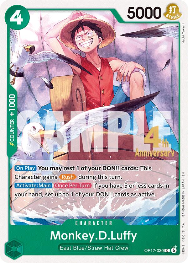 Monkey.D.Luffy (030) card image