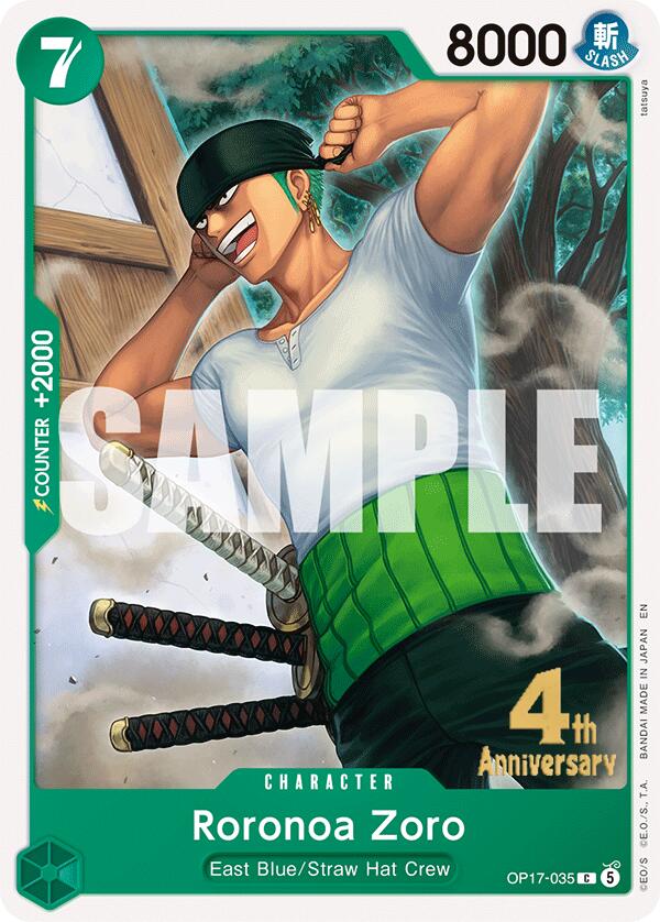 Roronoa Zoro (035) card image
