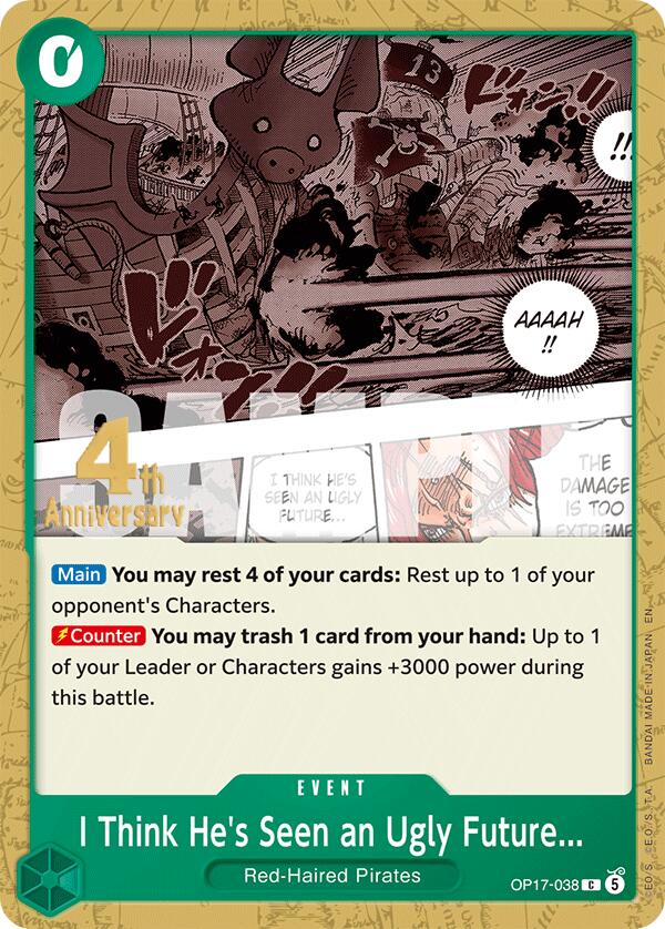 I Think He's Seen an Ugly Future... card image