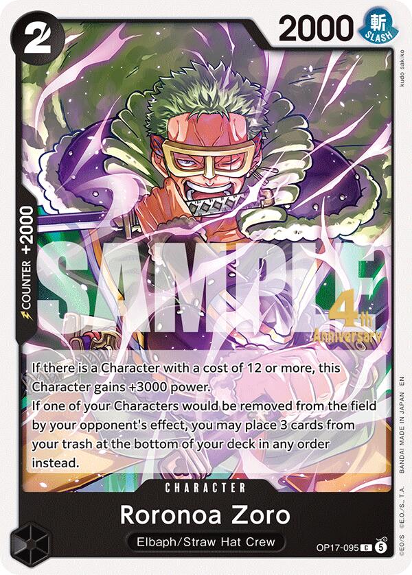 Roronoa Zoro (095) card image