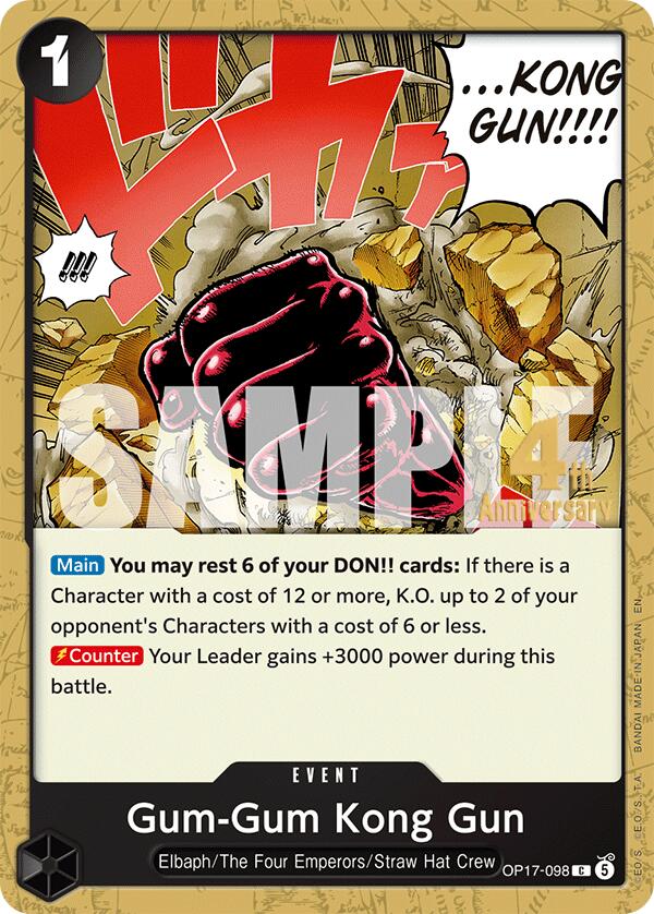 Gum-Gum Kong Gun card image