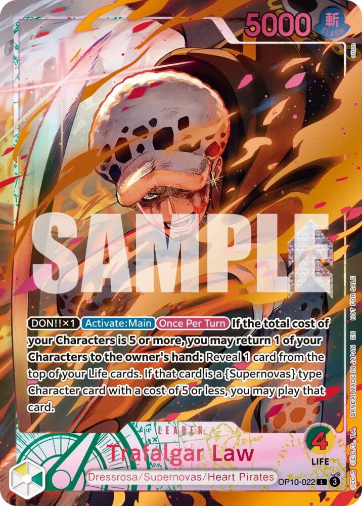 Trafalgar Law (Flame-Flame Fruit Coliseum) card image