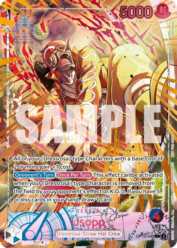 Usopp (Flame-Flame Fruit Coliseum) card image
