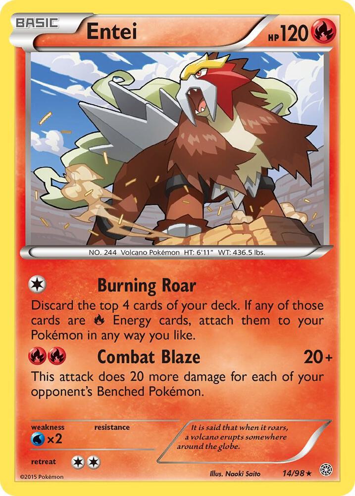 Entei (14) card image