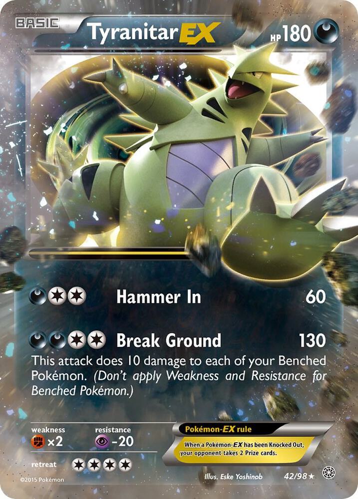 Tyranitar EX card image