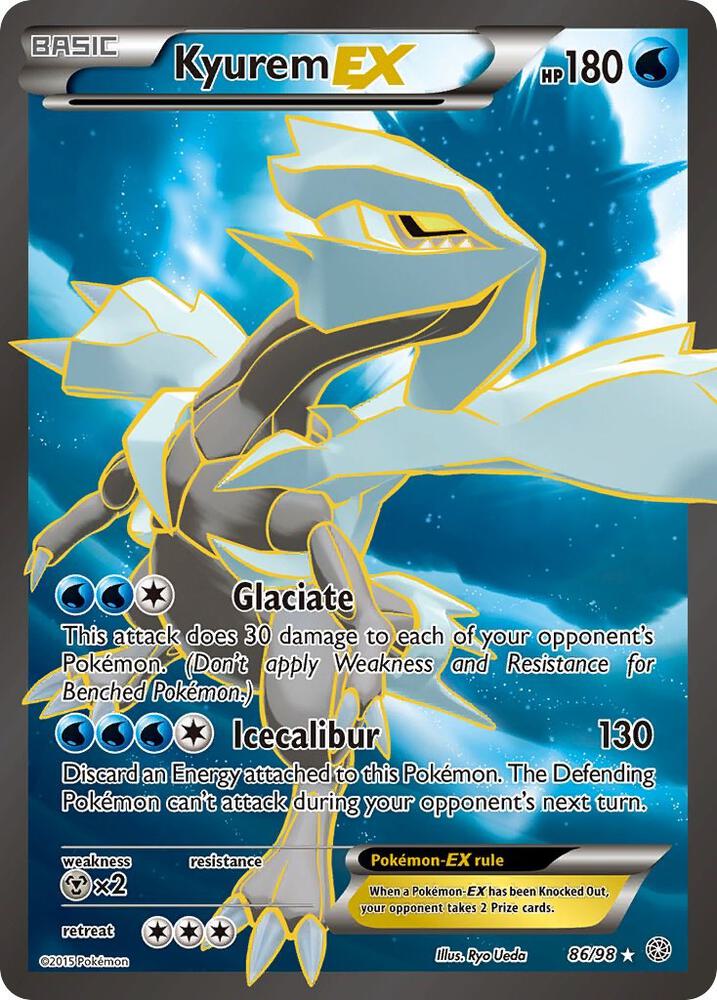 Kyurem EX (86 Full Art) card image